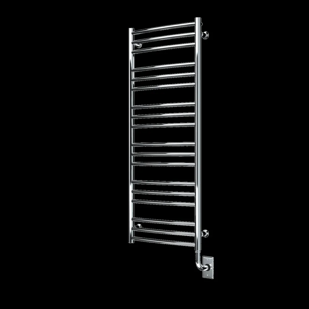Tuzio Laveno Hardwired or plug Towel Warmer - 19.5"w x 47.5"h | Rustproof & Easy Clean