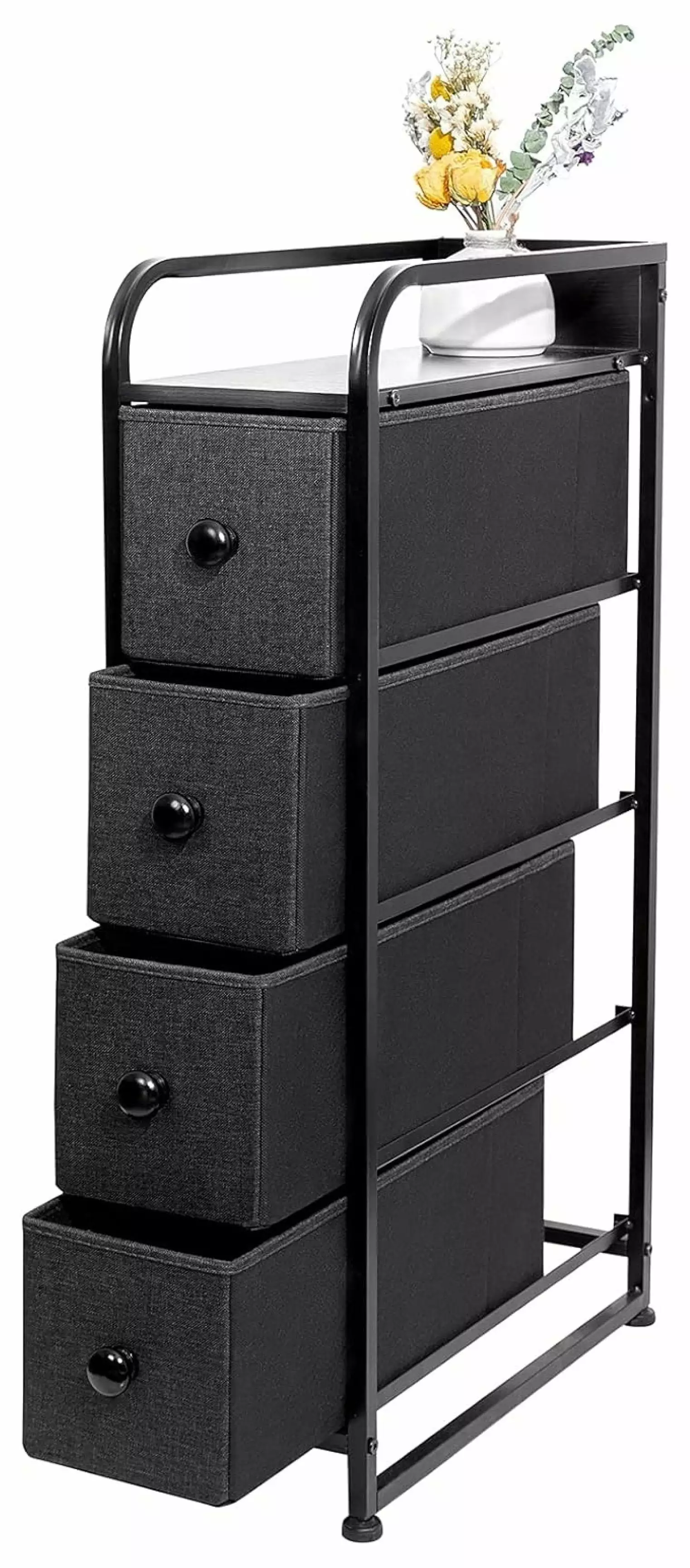 Li Shun Jin 4 Tier Arranger Tower Dresser Sturdy Steel Frame Bedroom