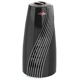 Compact Tower Heater Small Rooms Adjustable Thermostat Vornado