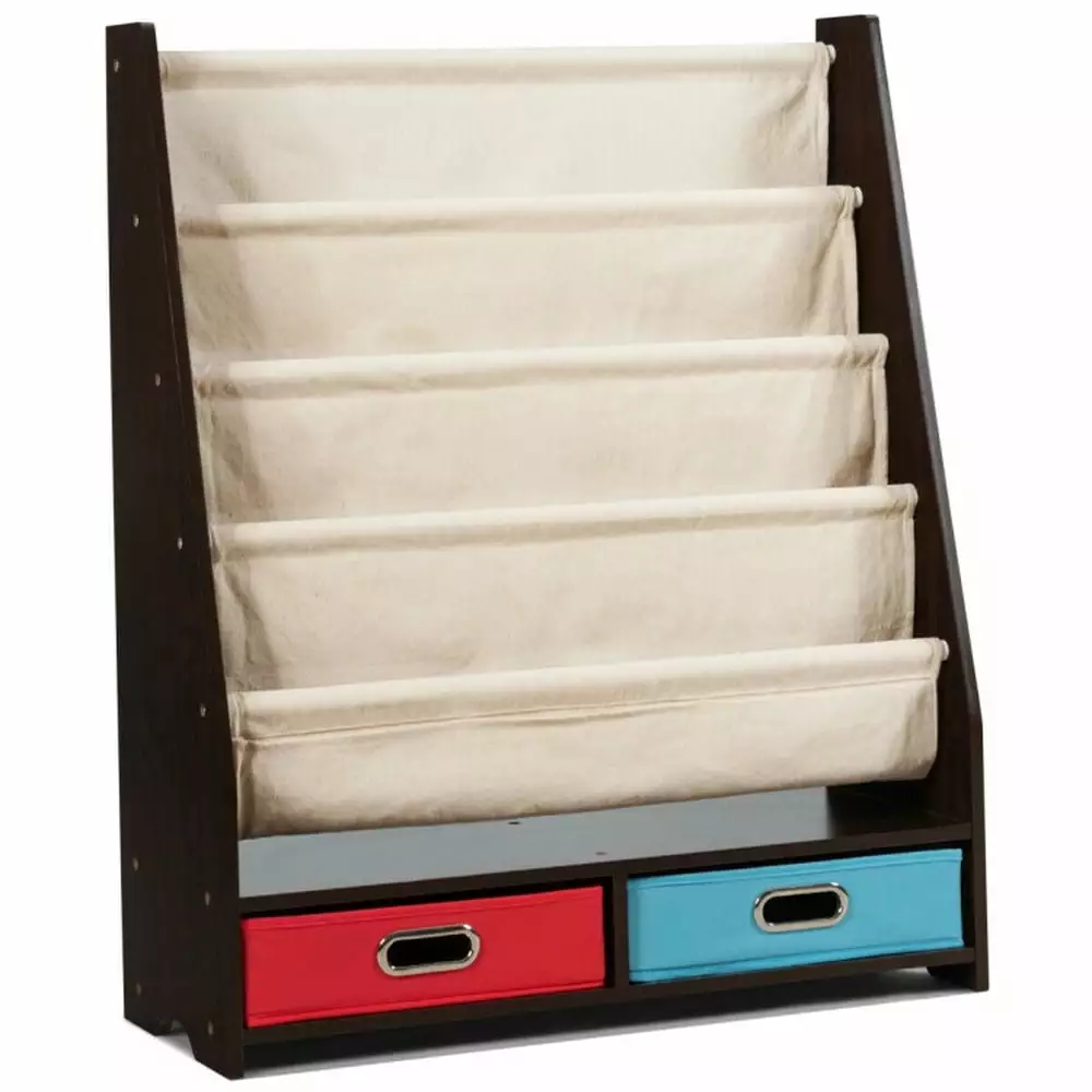 Yardi Yard Kids Book and Toys Organizer Shelves Coffee Toy Storage Boys and Girls