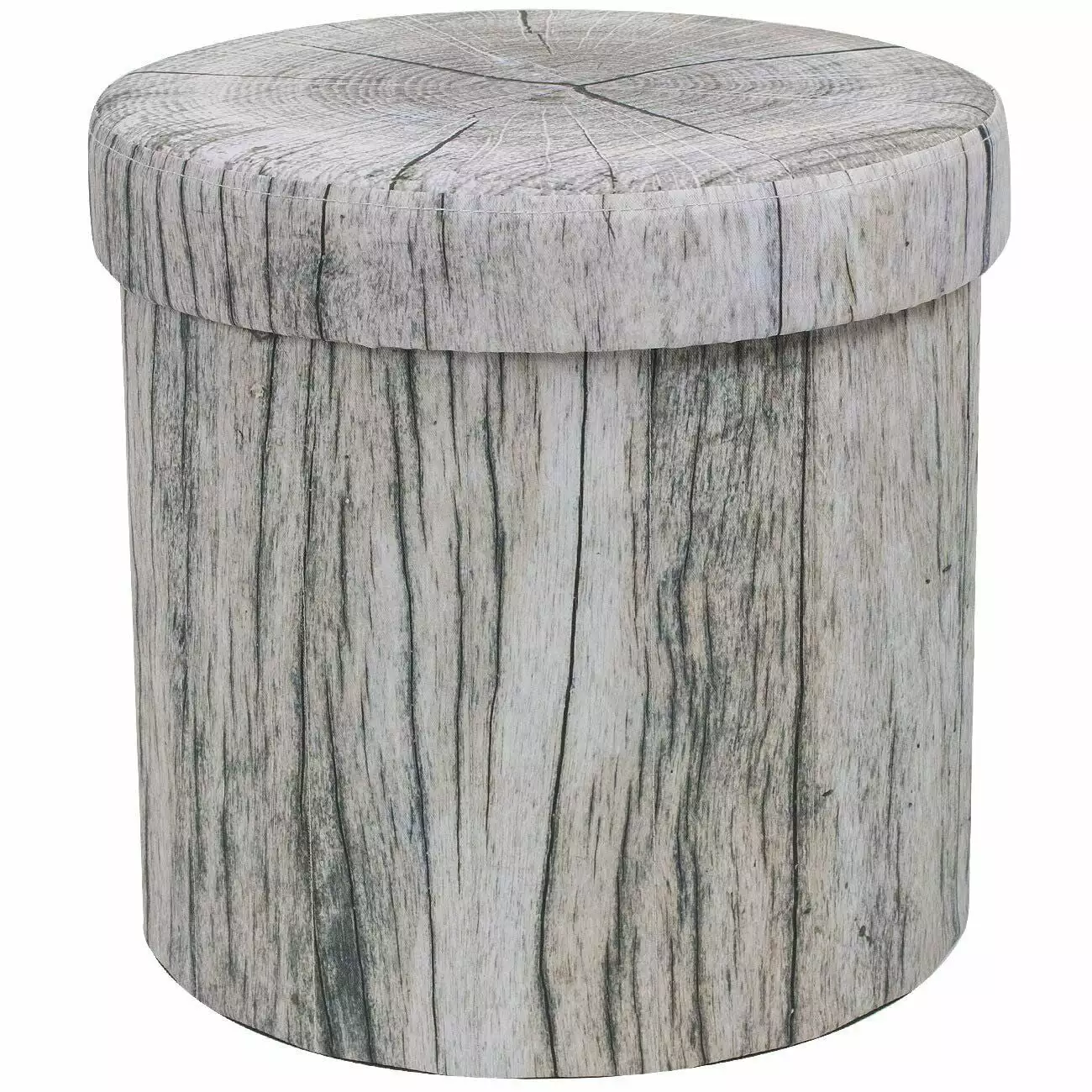 15 Inch Cute 3D Play Room Stool Toy Box Foldable Storage Ottoman Lid Ottomans NOBRAND