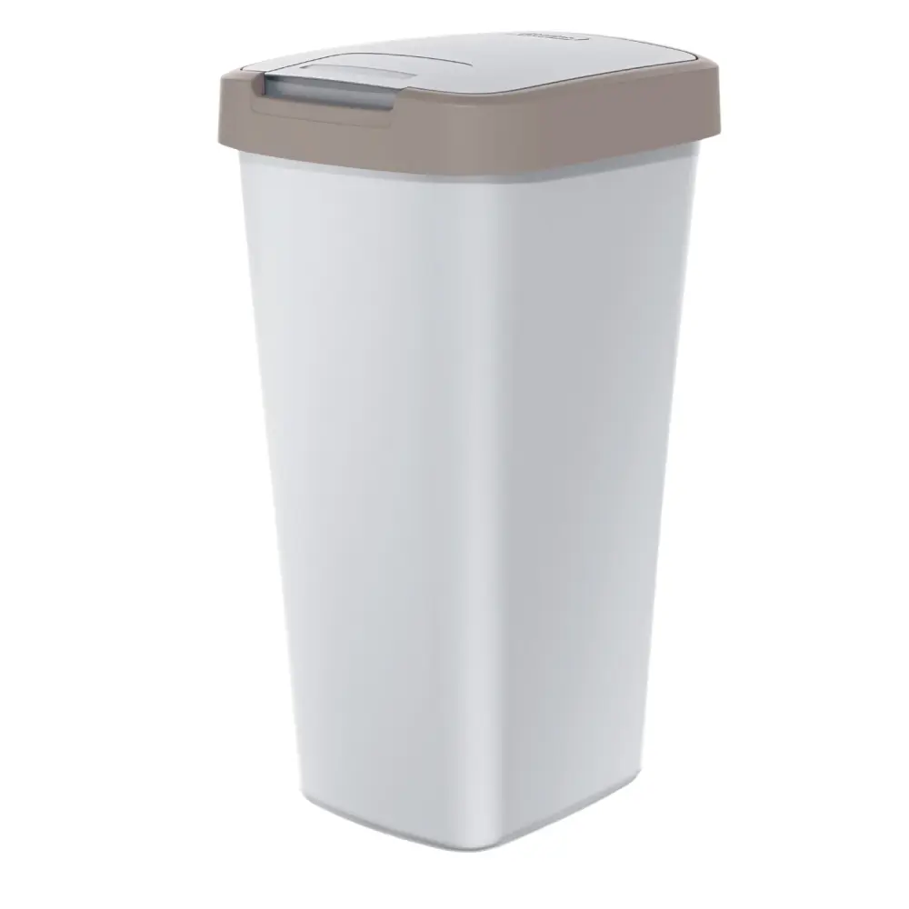 KEDEN COMPACTA Q 25 liter trash garbage can NSAB25-WG5C - ash chestnut frame