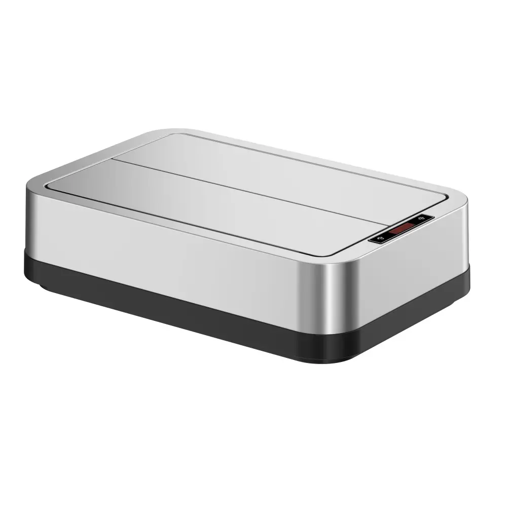 Replacement Lid WS04RSL 4 Gallon Stain-proof Steel Wings Lid Sensor Bathroom Trash Can