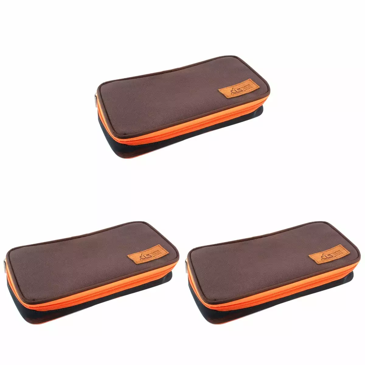 Storage Bag Tableware Holder Outdoor Cookware Suitcase Plug- Polyester Travel 3 PCS
