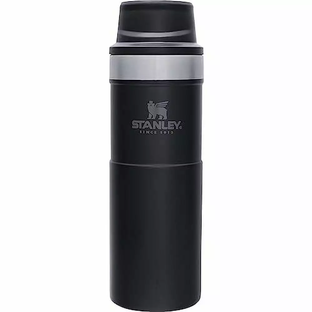STANLEY Classic Vacuum One Hand Mug II 0.47L Black Water Bottle Keep Warm Cool