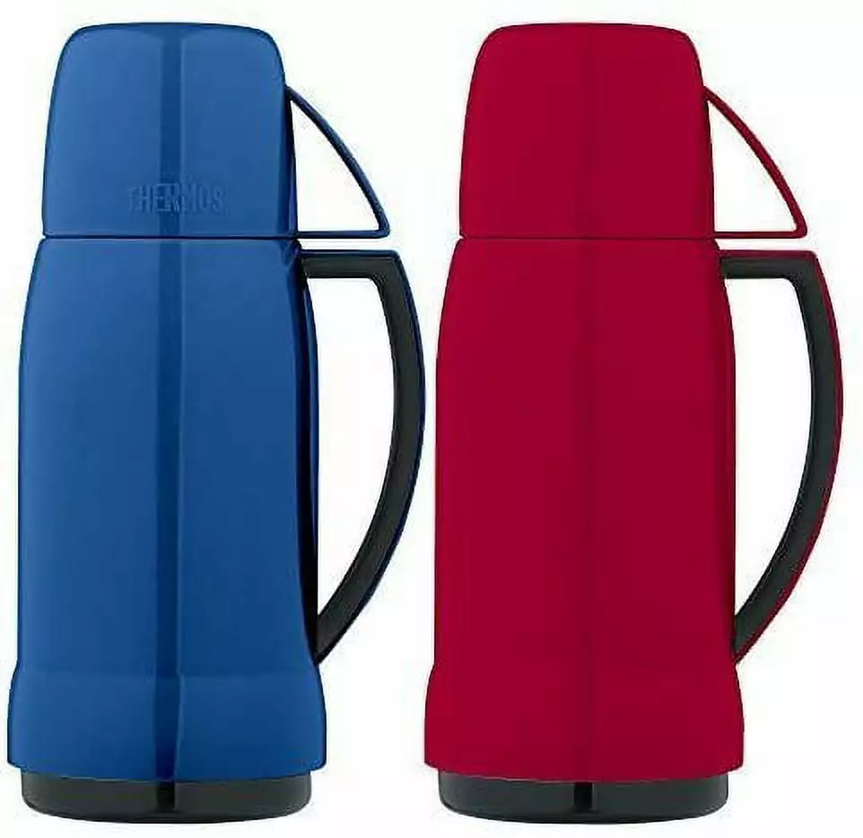 Thermos Beverage Vacuum Bottle Stainless Steel Insulated Hot Cold Drink Container