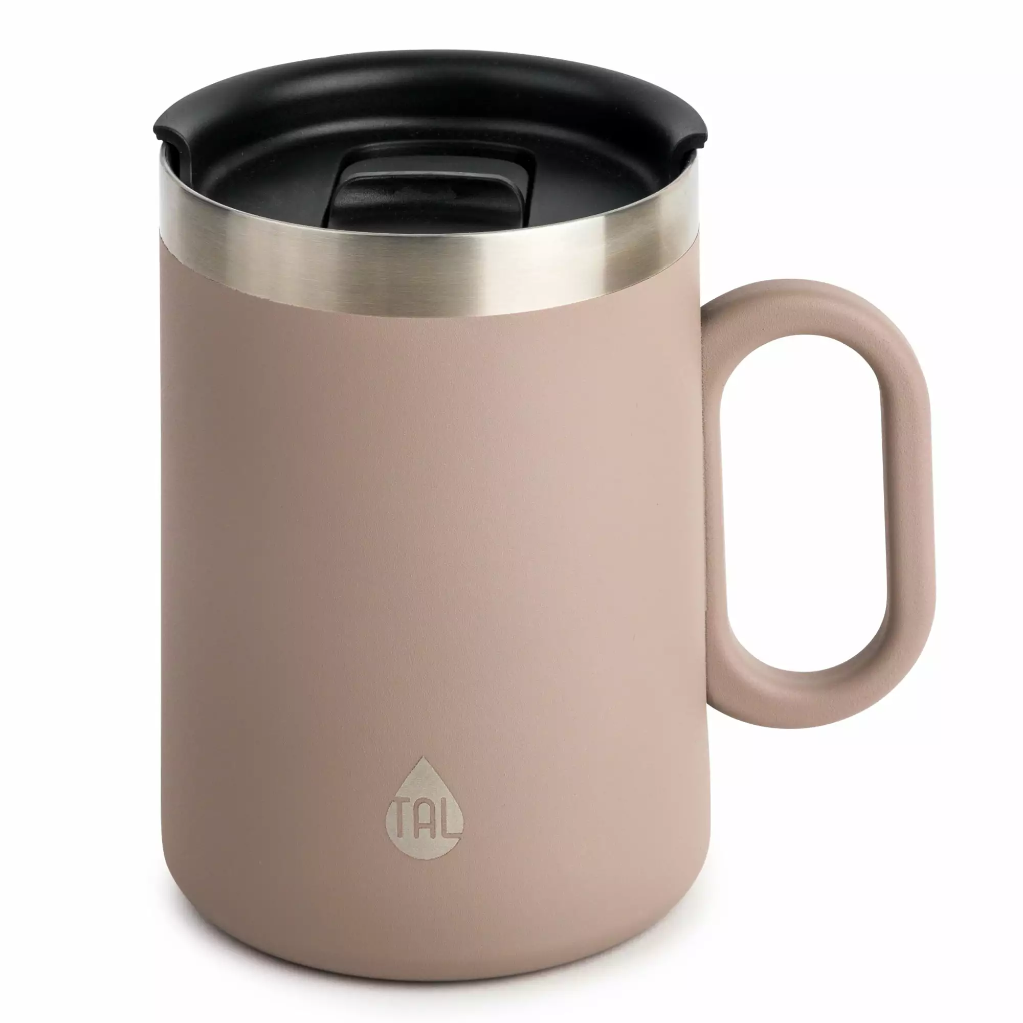 TAL 15oz Stainless Steel Brew Coffee Mug Taupe