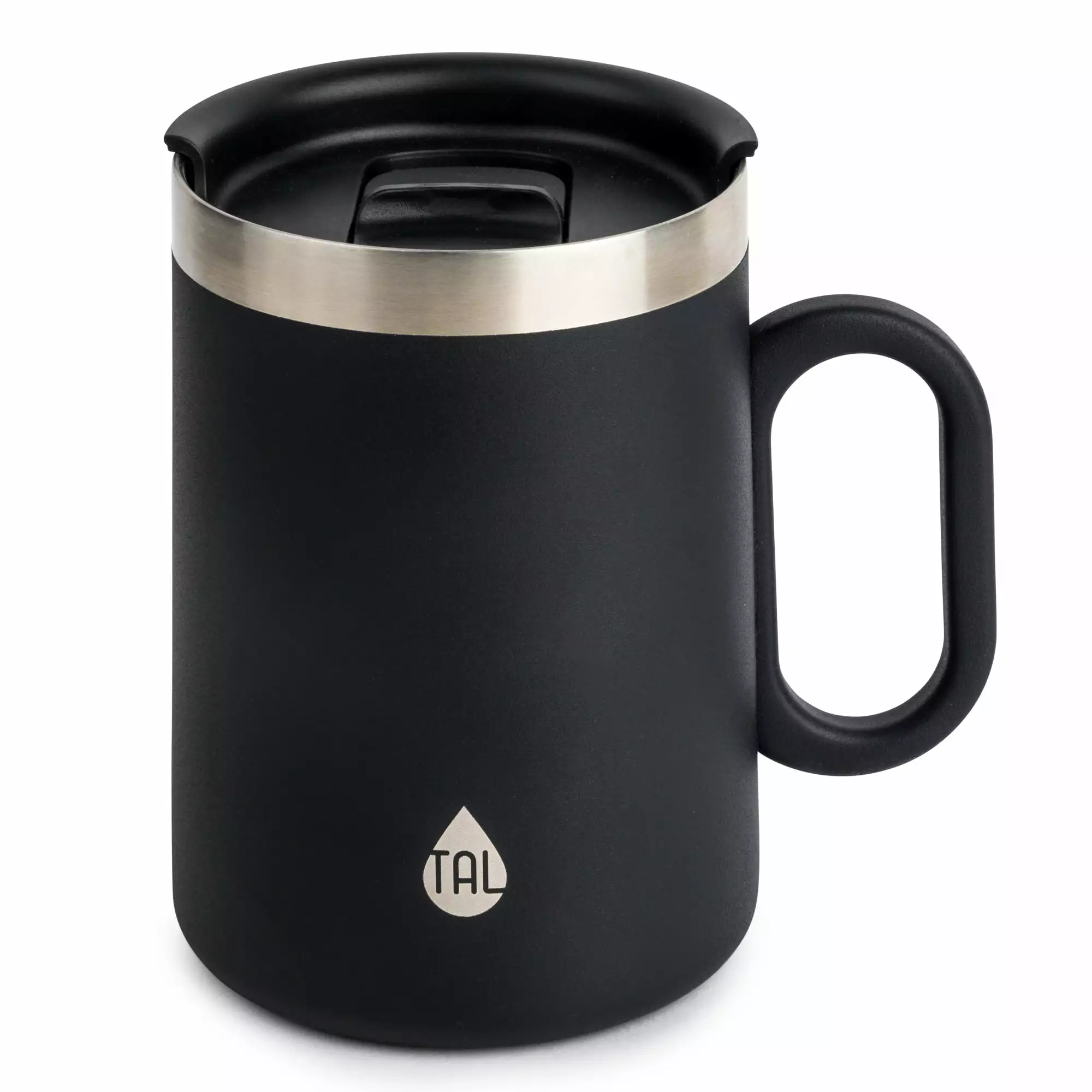 TAL 15oz Stainless Steel Brew Coffee Mug Black