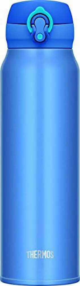 Thermos 0.75L Vacuum Insulated One Touch Open Travel Mug Metallic Blue