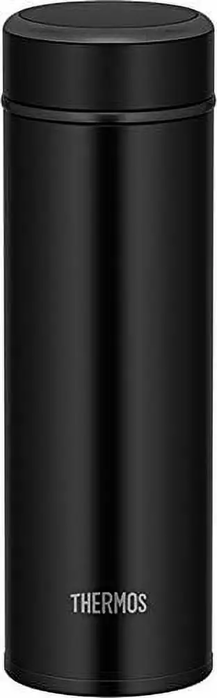 Thermos Vacuum Insulated 350ml Matte Black Mobile Mug Spoon and Lid