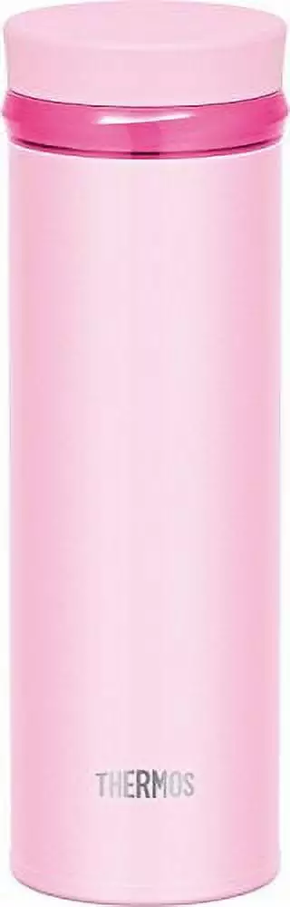 Thermos Vacuum Insulated 350ml Water Bottle Shiny Pink Mobile Mug Lid
