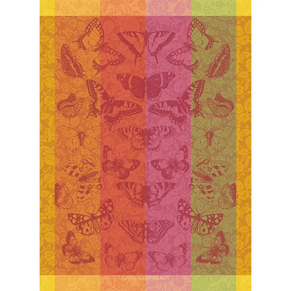 Beaux Papillons Flamboyant Jacquard Kitchen Towel | Double-Wall Vacuum Insulated