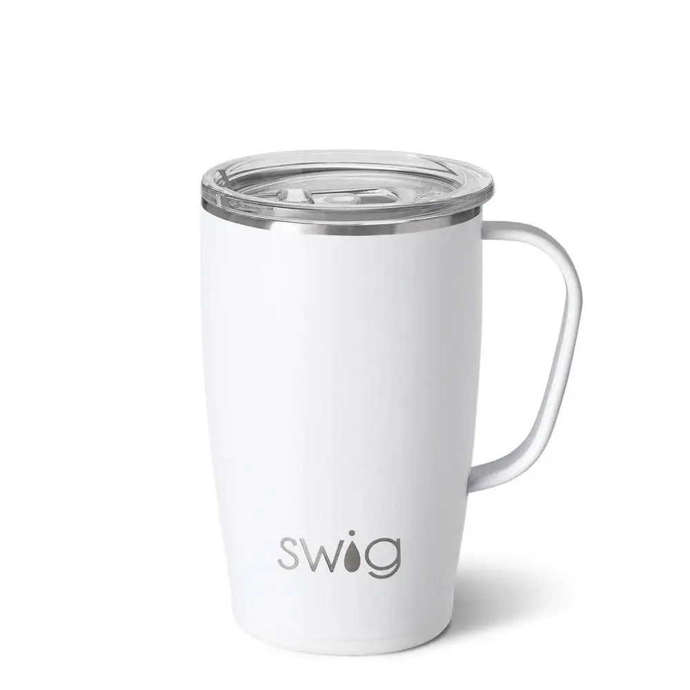 White Travel Mug (18oz)