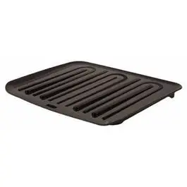 Drain Tray Black Plastic Large Plant Pots and Appliances RUBBERMAID
