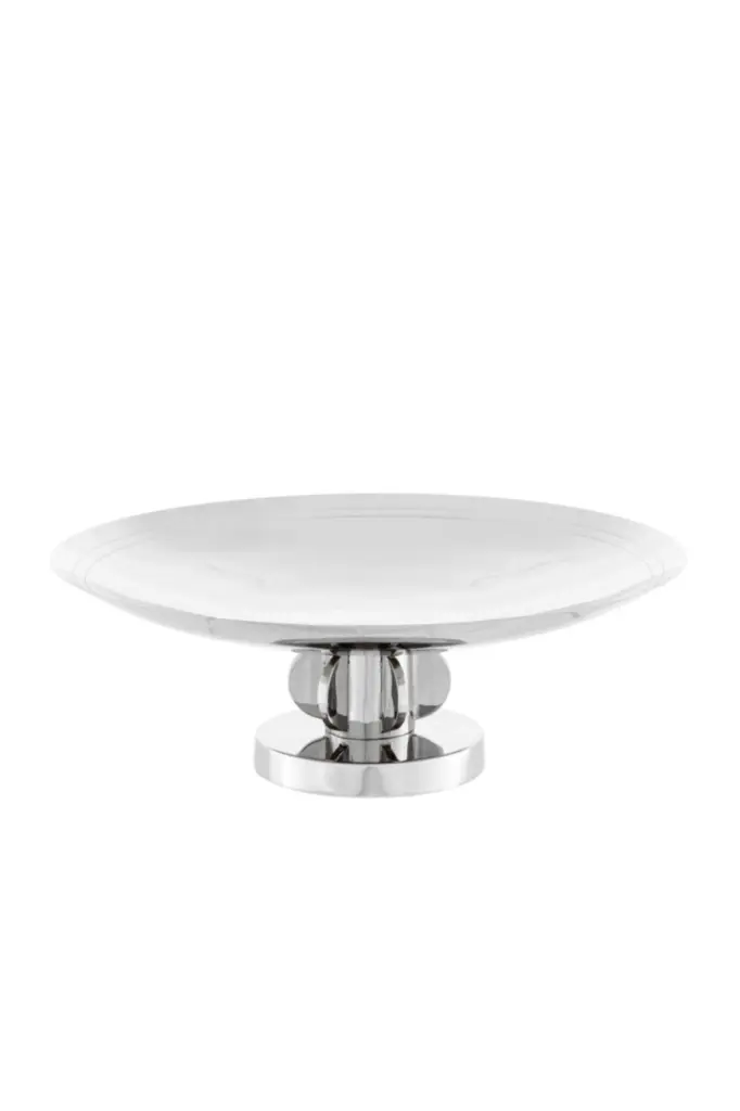 Eichholtz Baglioni Silver Tray Elegant Serving Tray Home Decor