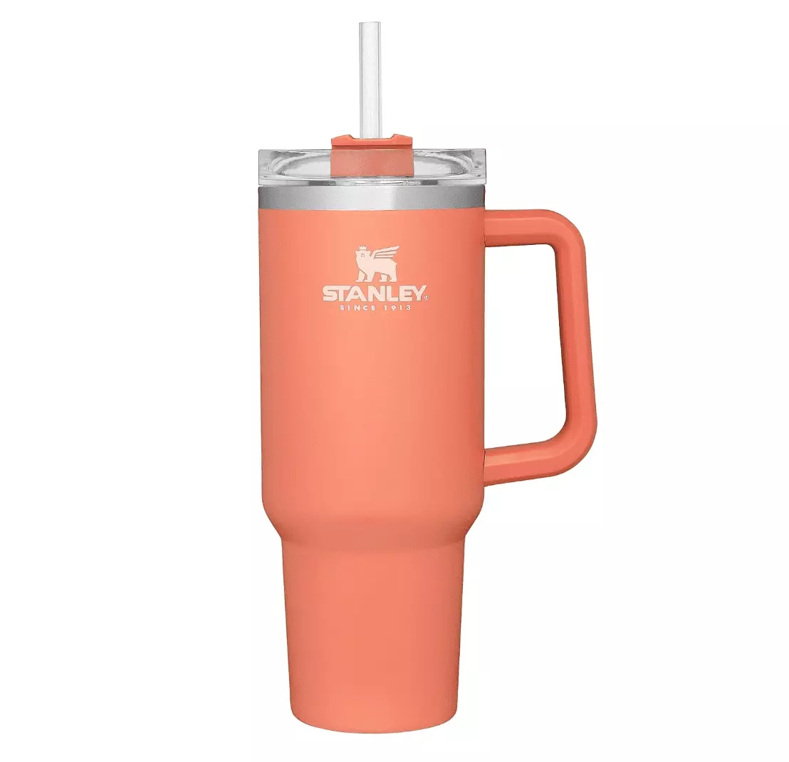 Stanley Quencher H2.0 FlowState 40oz Stainless Steel Tumbler Grapefruit