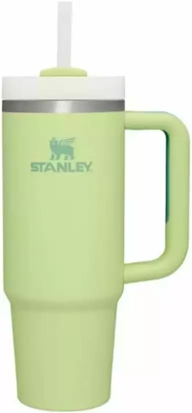 Stanley 30 oz Quencher H2.0 FlowState Tumbler Citron Stainless Steel Vacuum Insulated Travel Mug Straw