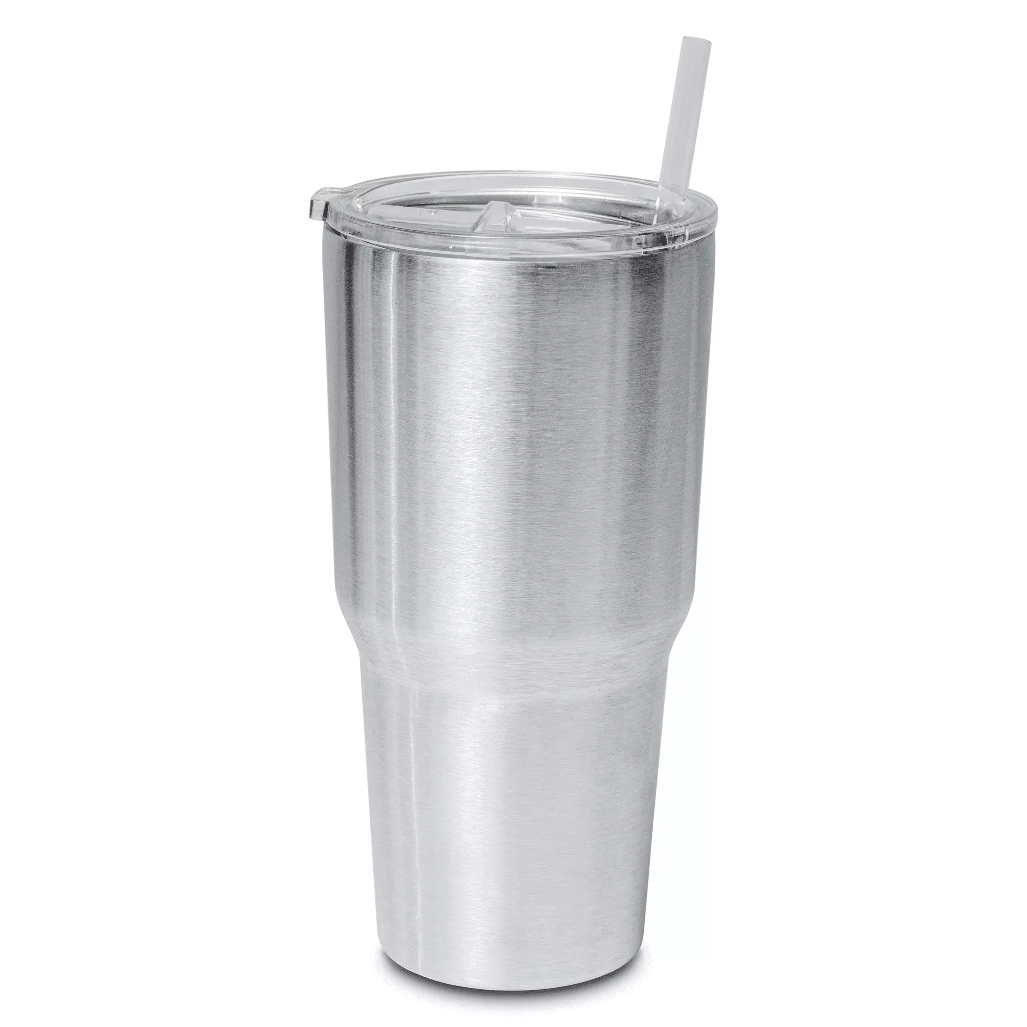 Makerflo Destash 30 oz 25 Pack Skinny Steel Tumblers Silver