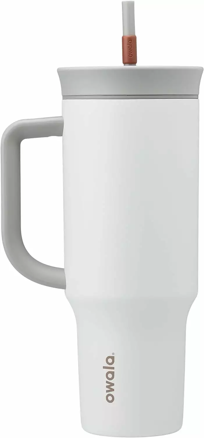 Owala 40 oz Stainless Steel Triple Layer Insulated Travel Tumbler Spill Resistant Lid