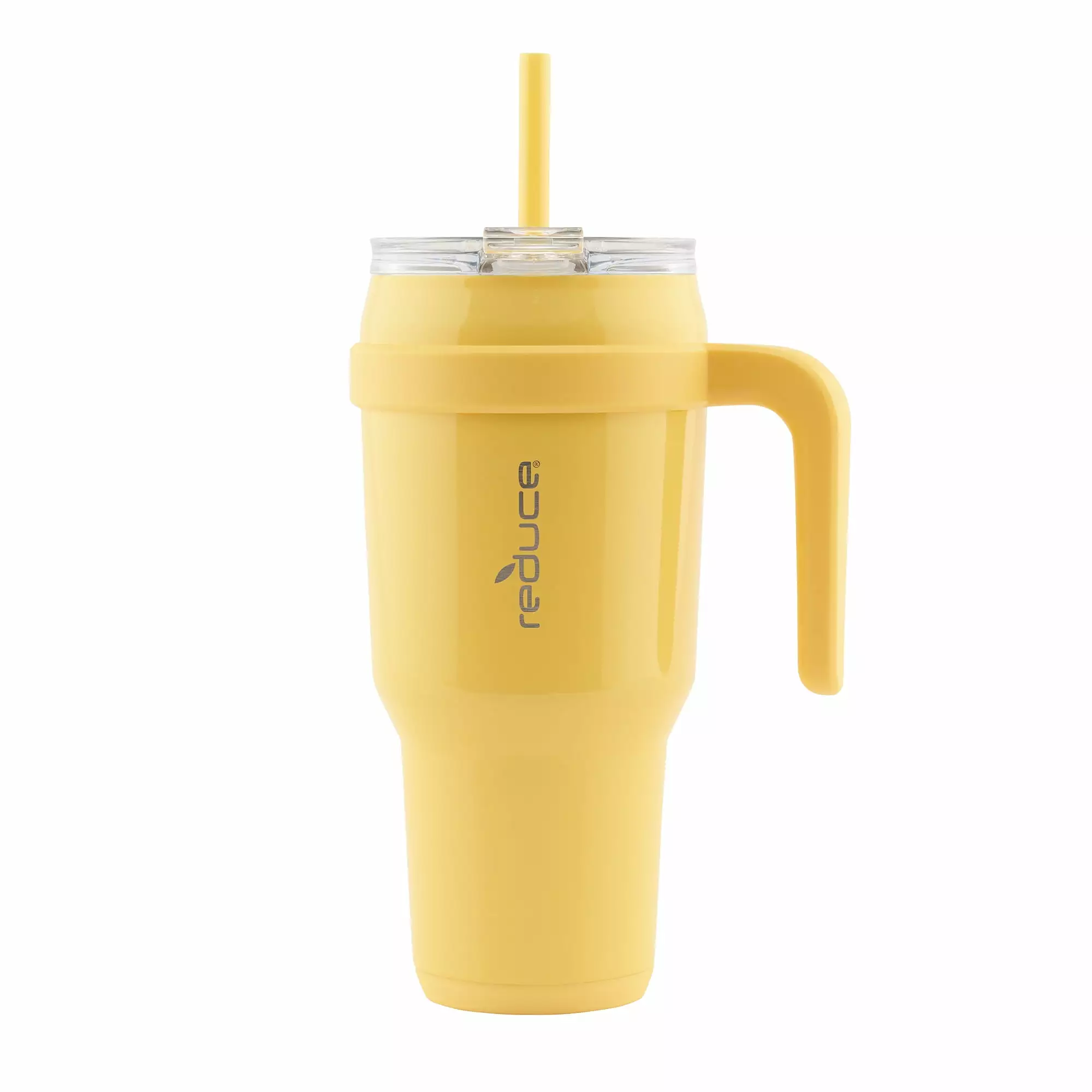 Reduce Cold1 40oz Tumbler Handle Straw Lid Handle Insulated Stainless Steel Pineapple Yellow