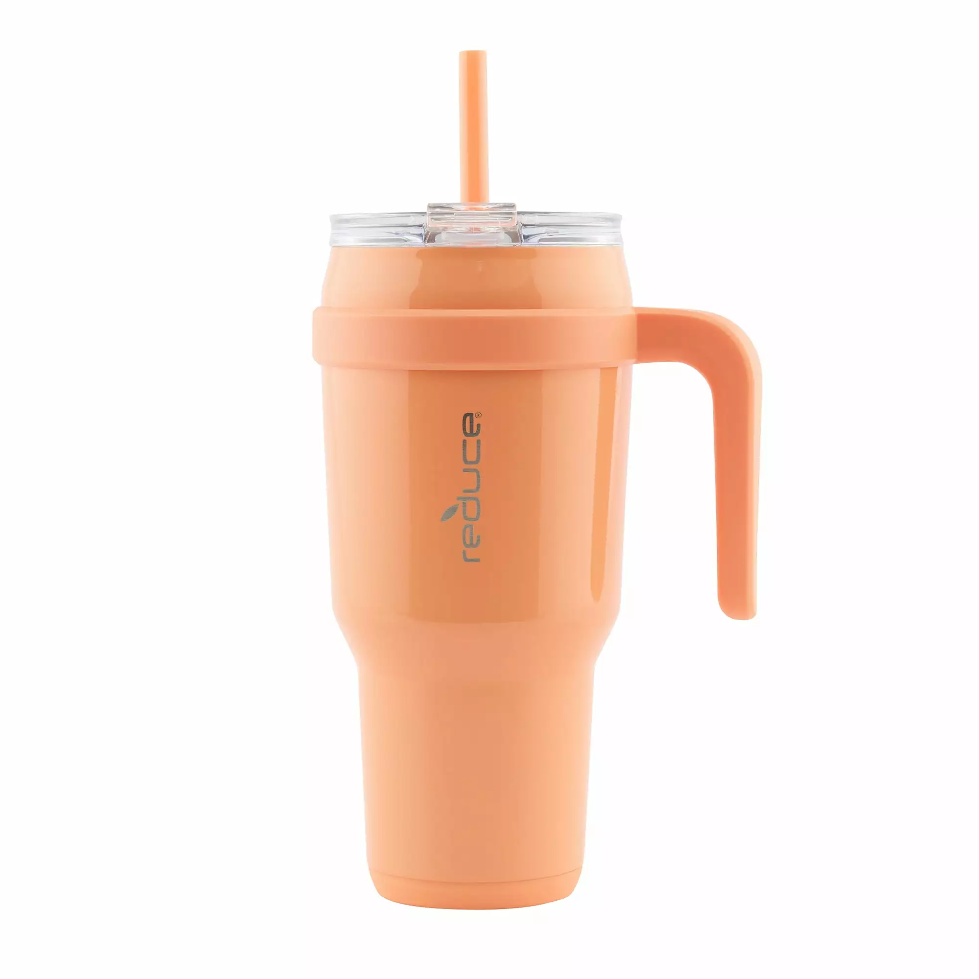 Reduce Cold1 40oz Tumbler Handle Straw Lid Insulated Stainless Steel Papaya Orange
