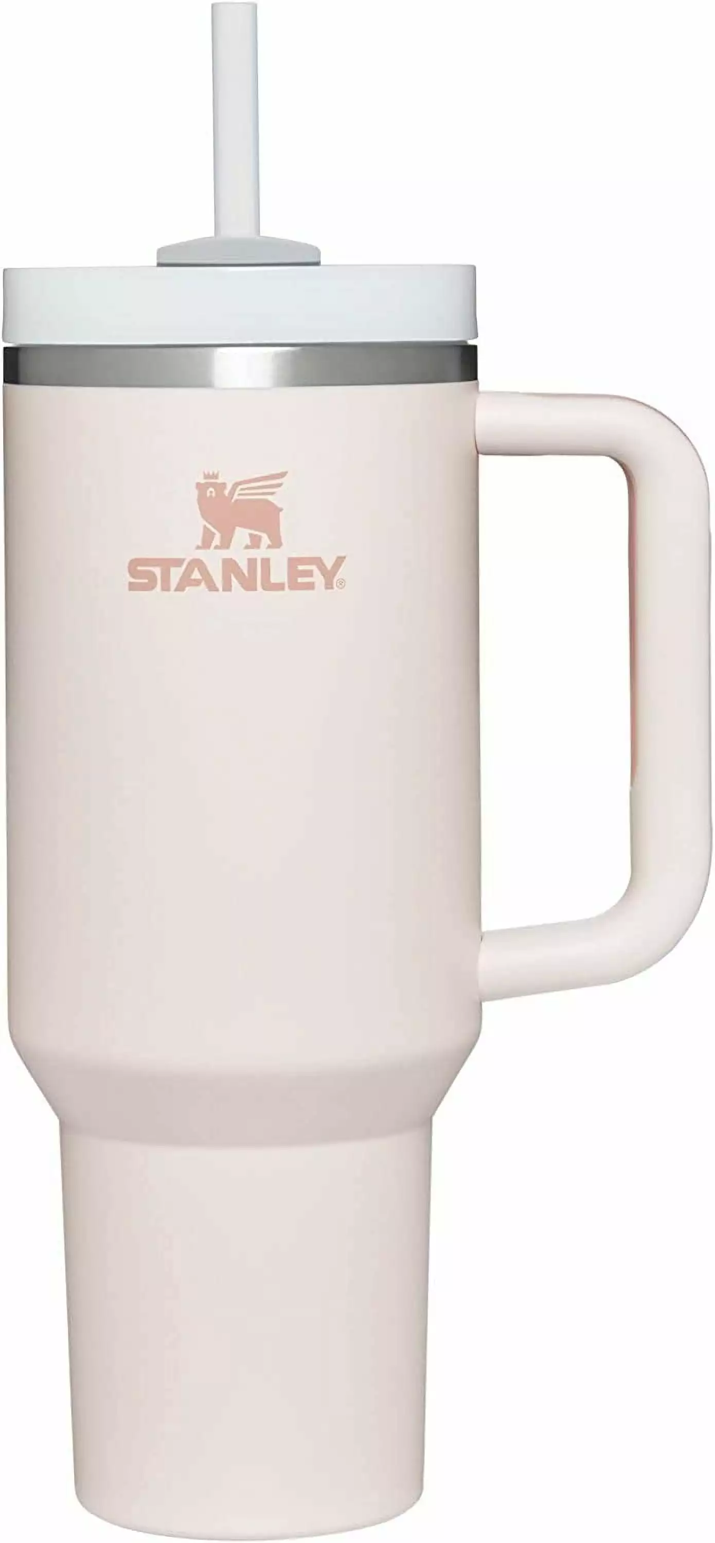 Stanley Quencher H2.0 FlowState Stainless Steel Vacuum Insulated Tumbler 40 oz Rose Quartz