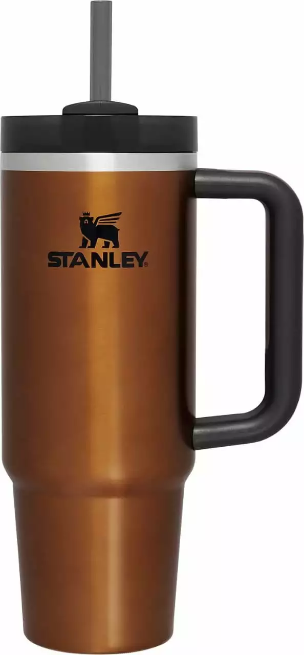 Stanley 30 oz Quencher H2.0 FlowState Tumbler Maple Glow