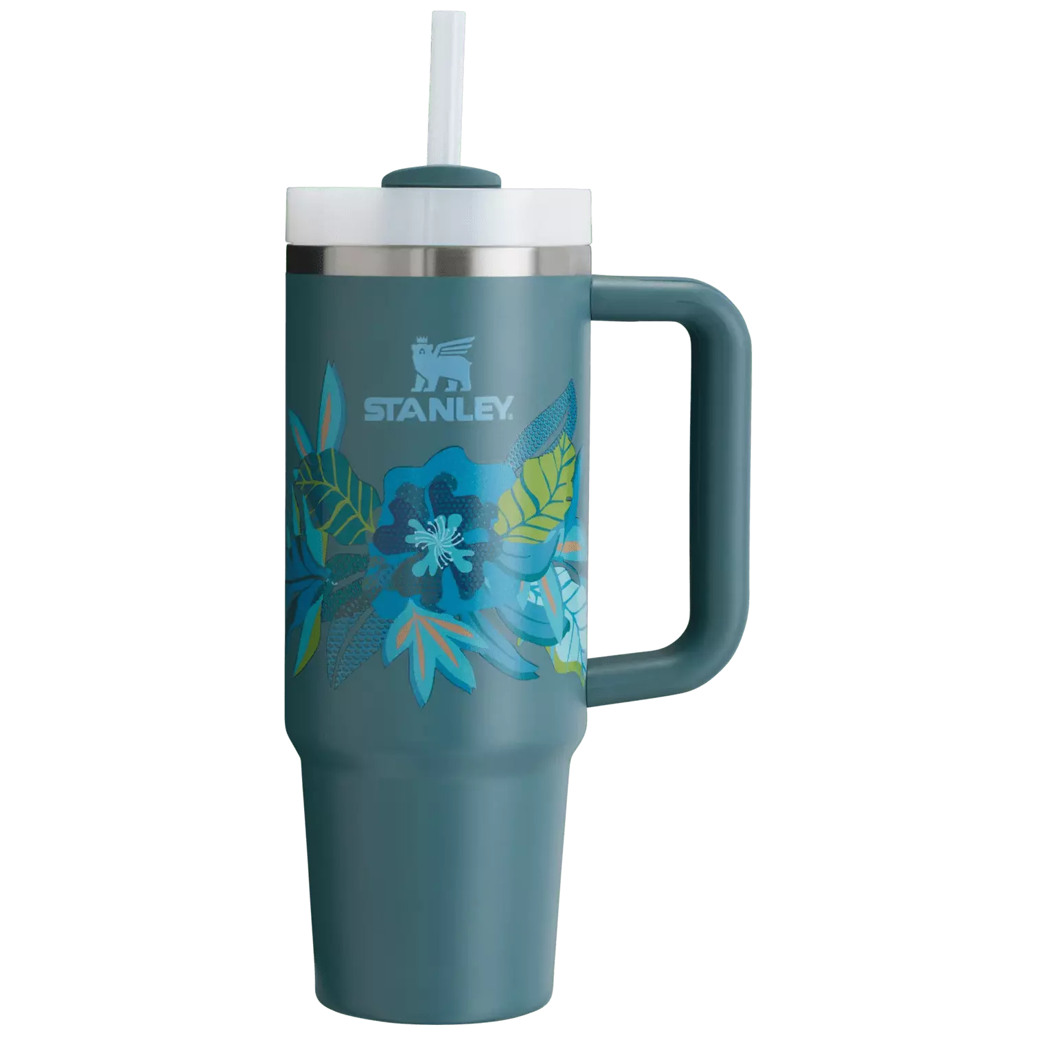 Stanley 30 oz Quencher H2.0 FlowState Tumbler Mother's Day Collection Blue Spruce