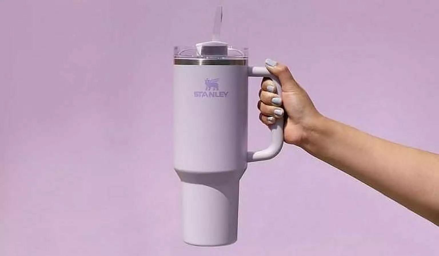 Stanley 40 oz Quencher H2.0 FlowState Tumbler Orchid Vacuum Insulated Stainless Steel Cup