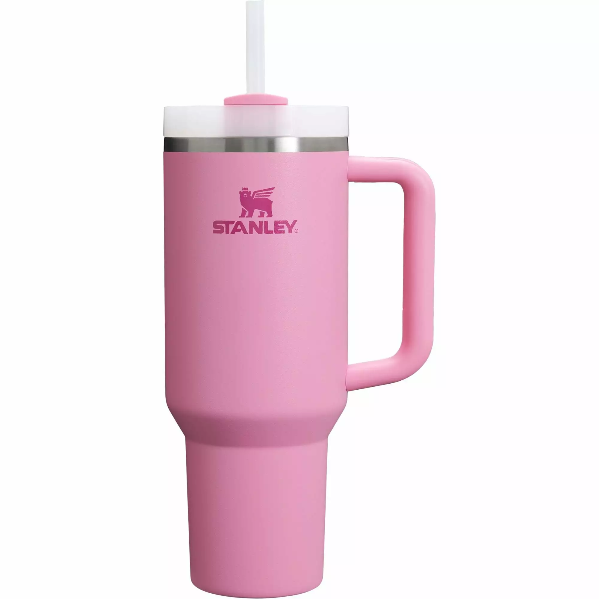 Stanley 40 oz Quencher H2.0 FlowState Tumbler Pink Peony Hot and Cold Drinks