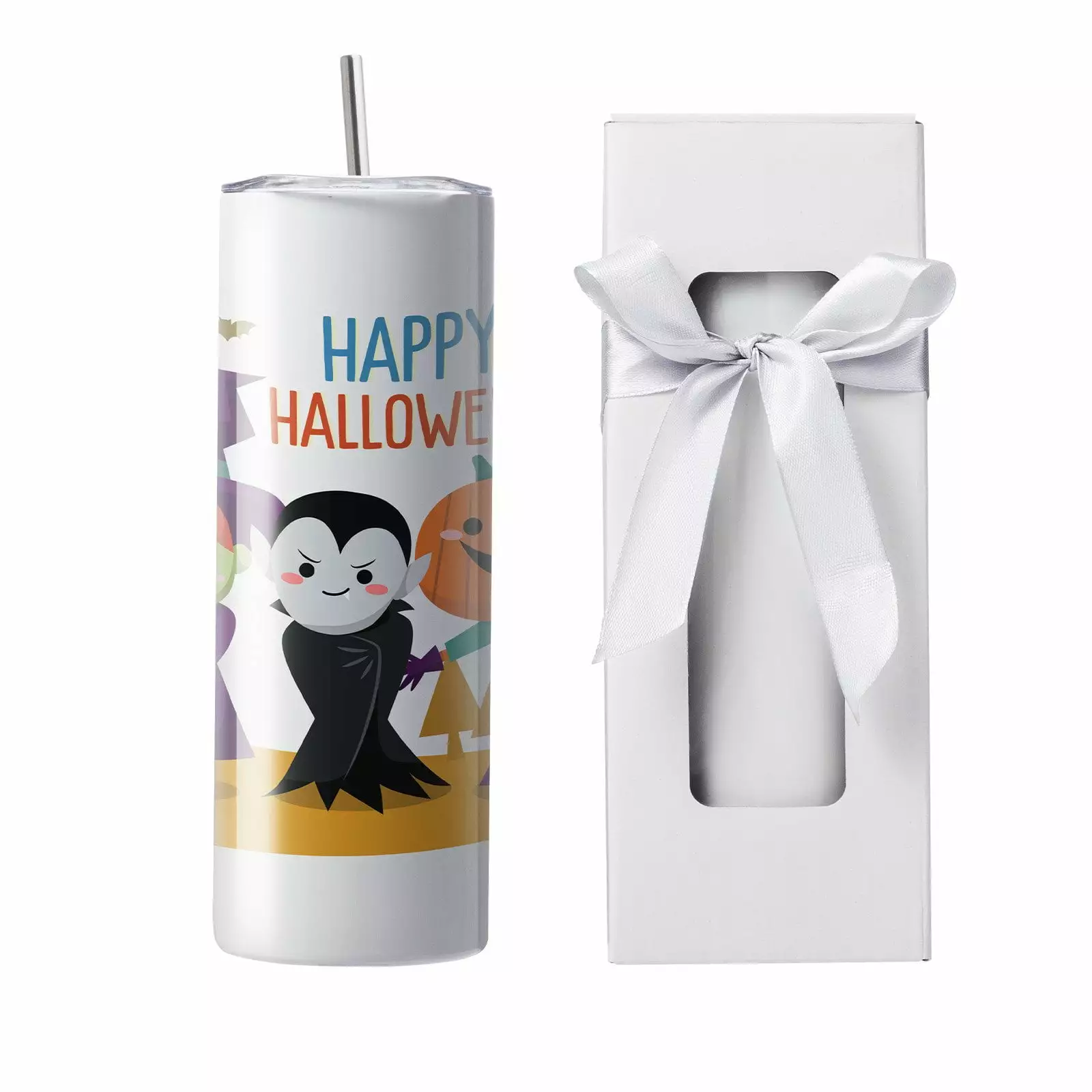 VEVOR 30 Oz 8pack Sublimation Tumblers Skinny Straight Stainless Steel Cups