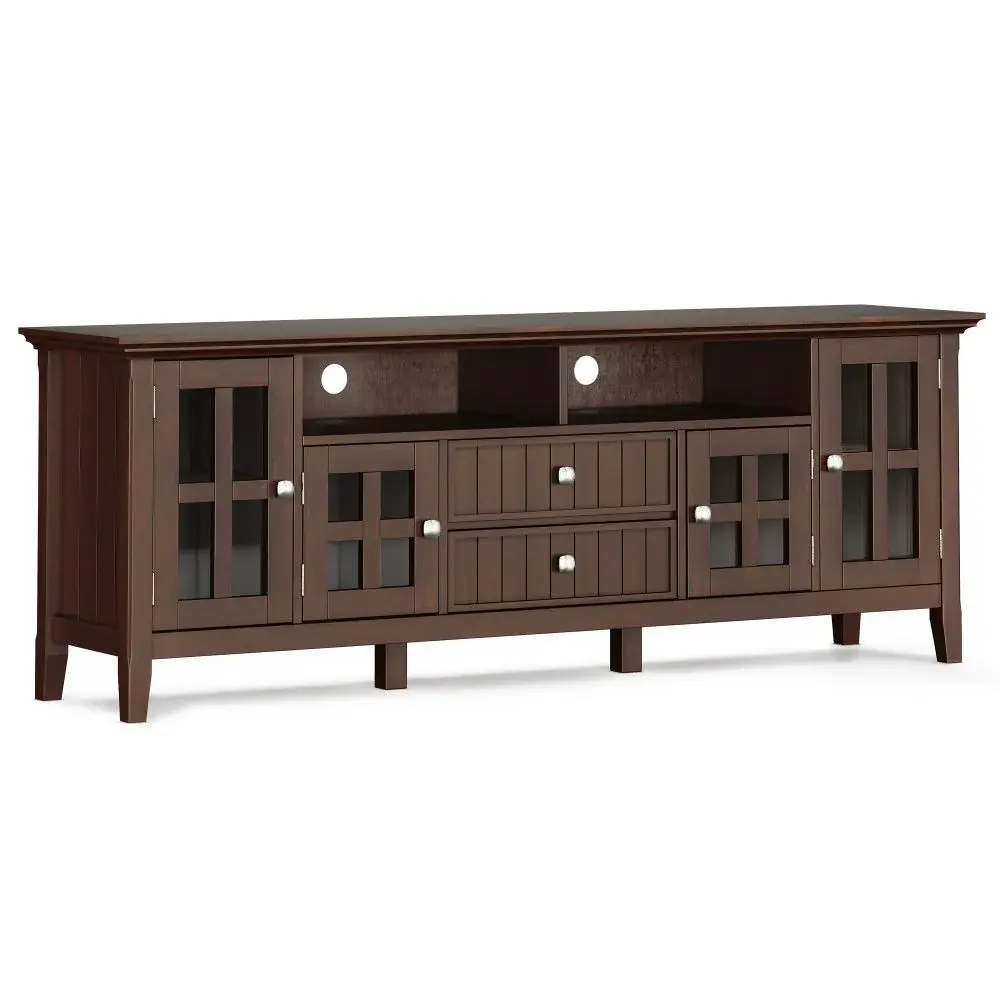 Acadian - Roomy TV Media Stand - Brown