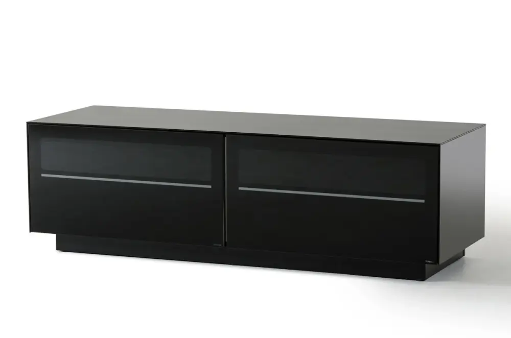 Modrest Carter Contemporary Ebony TV Stand