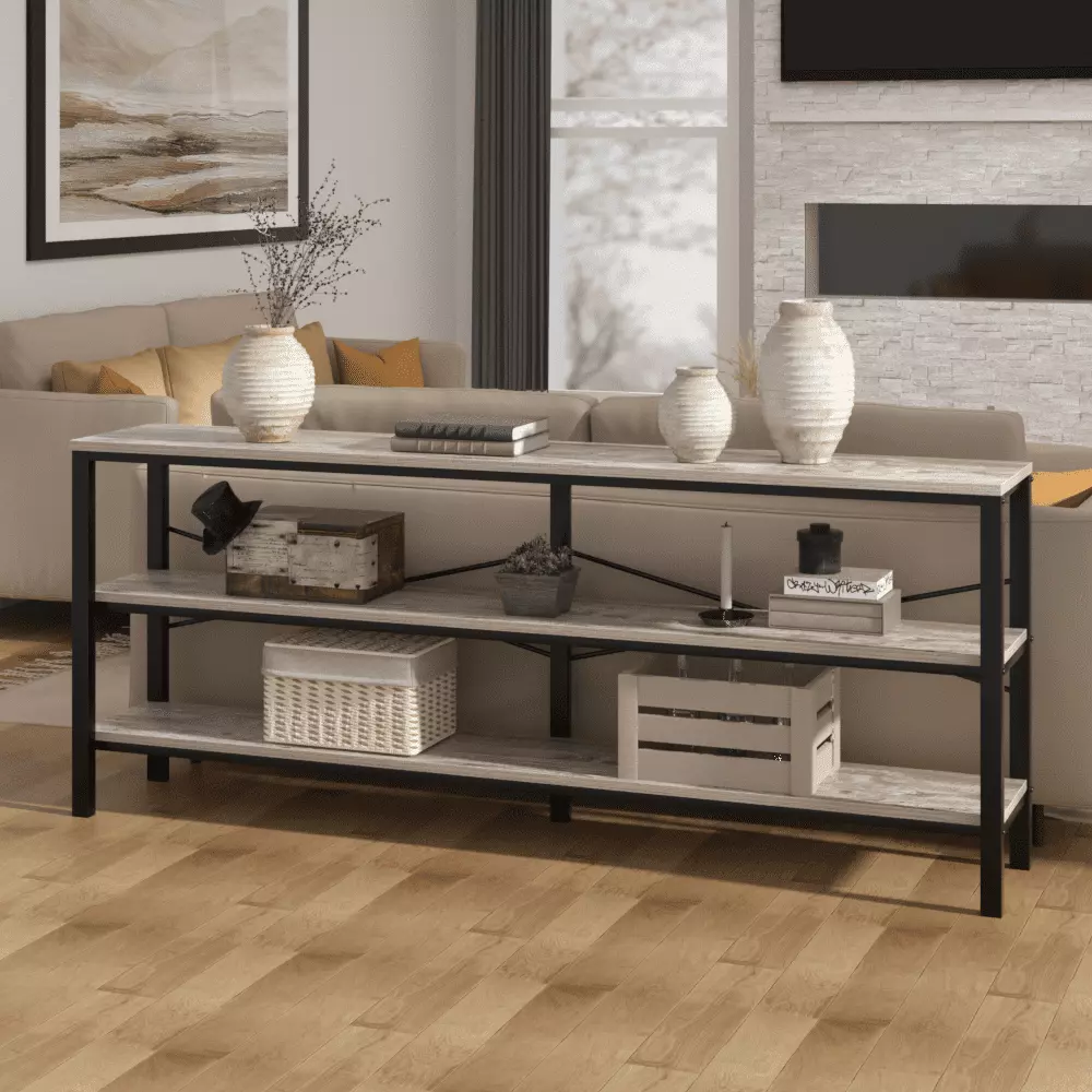 TY Arts & Culture Console Table 71.1 Entryway Table Wood Sofa Table TV Stand 75 Console