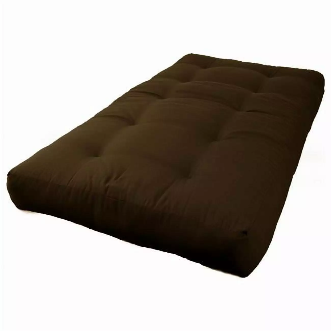 8 Inch Renewal Twill Twin Size Futon Mattress Chocolate Soft Supportive Futons KD STONE AND CABINET