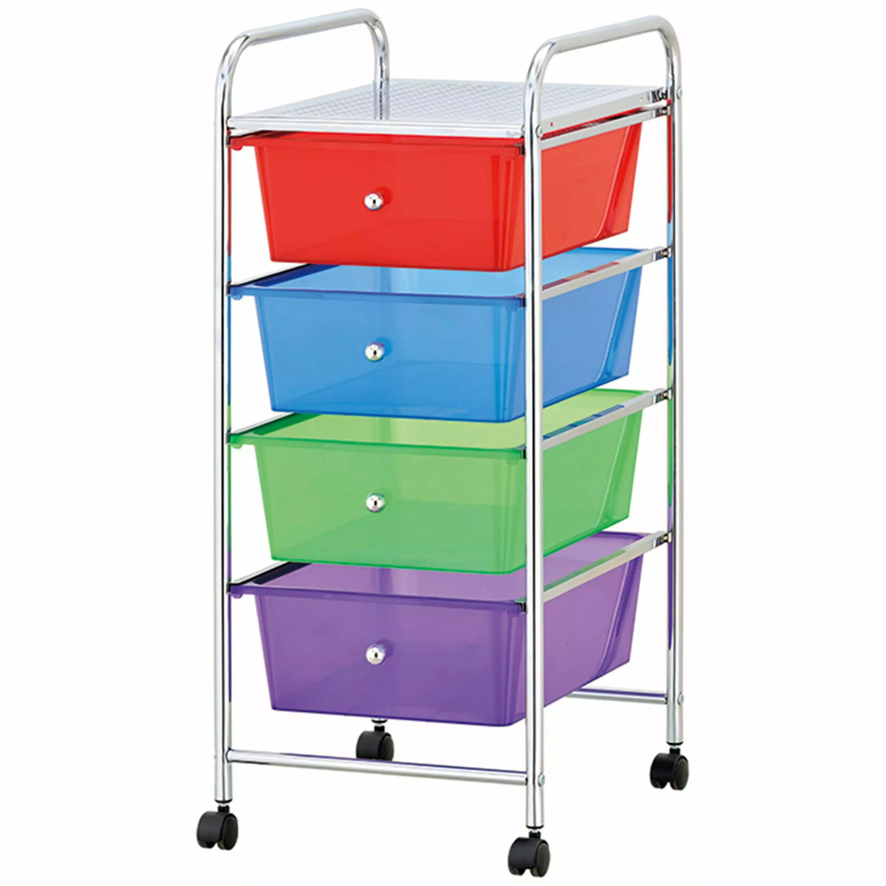 Mind Reader Rolling Cart Drawers Utility Cart Metal Multi