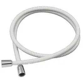 60-Inch White Universal Reinforced Vinyl Hose Garden and Utility Use Master Plumber