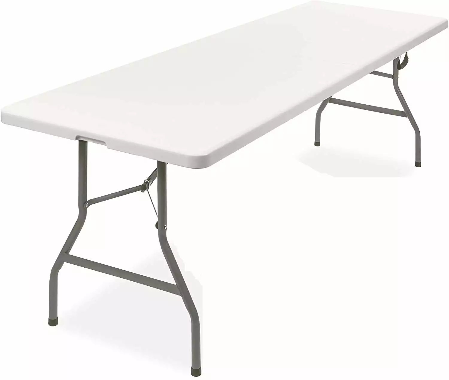 New Home Era 8ft Folding Table - Heavy Duty Plastic Utility Table Indoor Outdoor Use