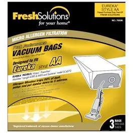 Vacuum Cleaner Bags AA Style 3-Pack Eureka