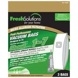 Vacuum Cleaner Bags Upright 1-7 3-Pack Compatible Major Brands Bissell