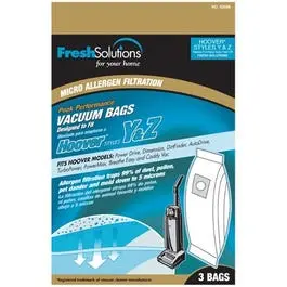 Vacuum Cleaner Bags Y & Z Style 3-Pack Premium Dust Collection Hoover