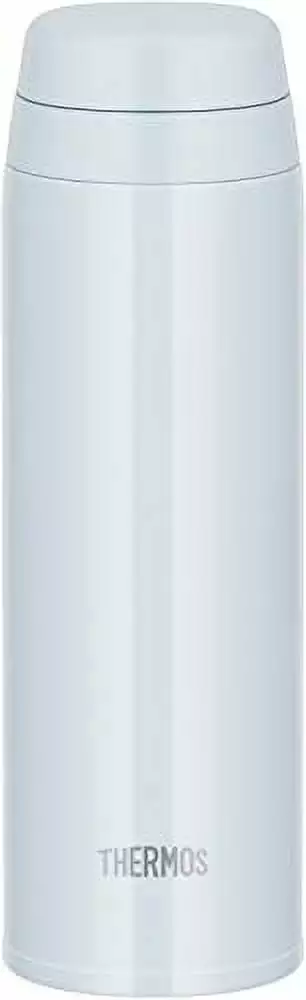 Dishwasher Compatible Thermos Water Bottle Vacuum Insulated Mobile Mug 350ml White Gray JOR-350 WHGY