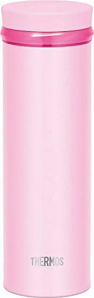 Thermos Mug Bottle Shiny Pink 500ml Vacuum Insulated Mobile Mug Screw Type JNO-502 GS Stainless Steel
