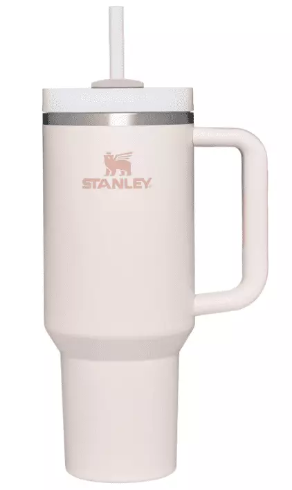 Stanley Quencher H2.0 FlowState 40oz Stainless Steel Tumbler Rose Quartz