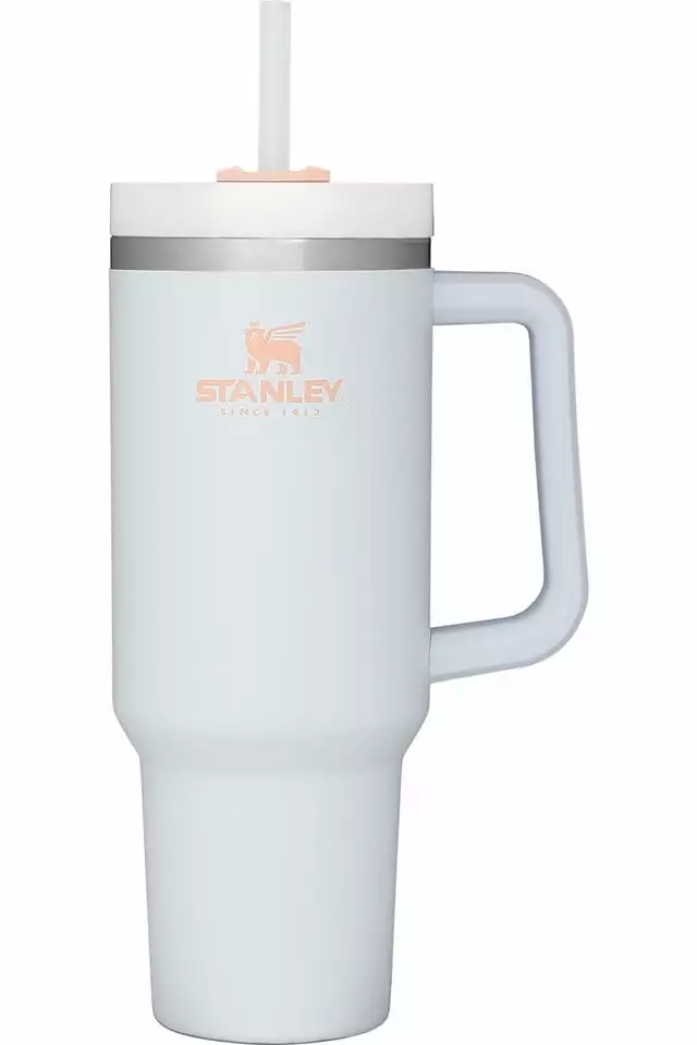 Stanley 40 oz Stainless Steel Tumbler H2.0 FlowState Quencher Cloud Color Vacuum Insulated