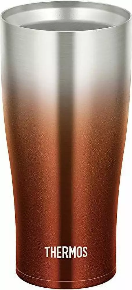 Thermos Vacuum Insulated Tumbler 420ml Sparkling Brown Stainless Steel JDE-420C SP-BW
