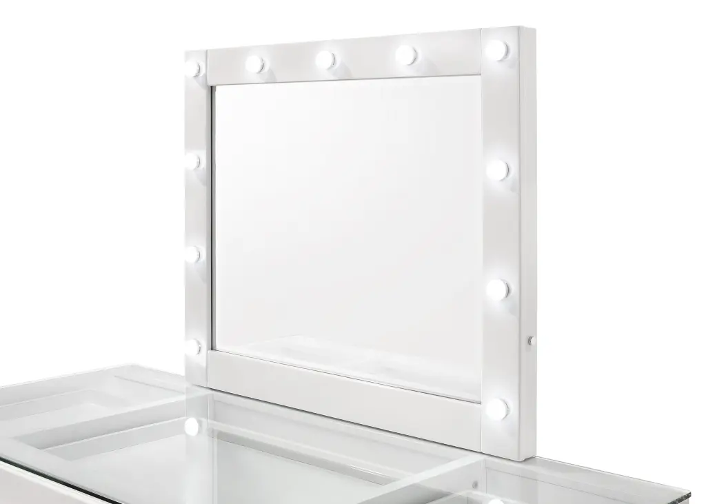AVERY VANITY BASE WHITE - Modern Vanity Table Sturdy Base