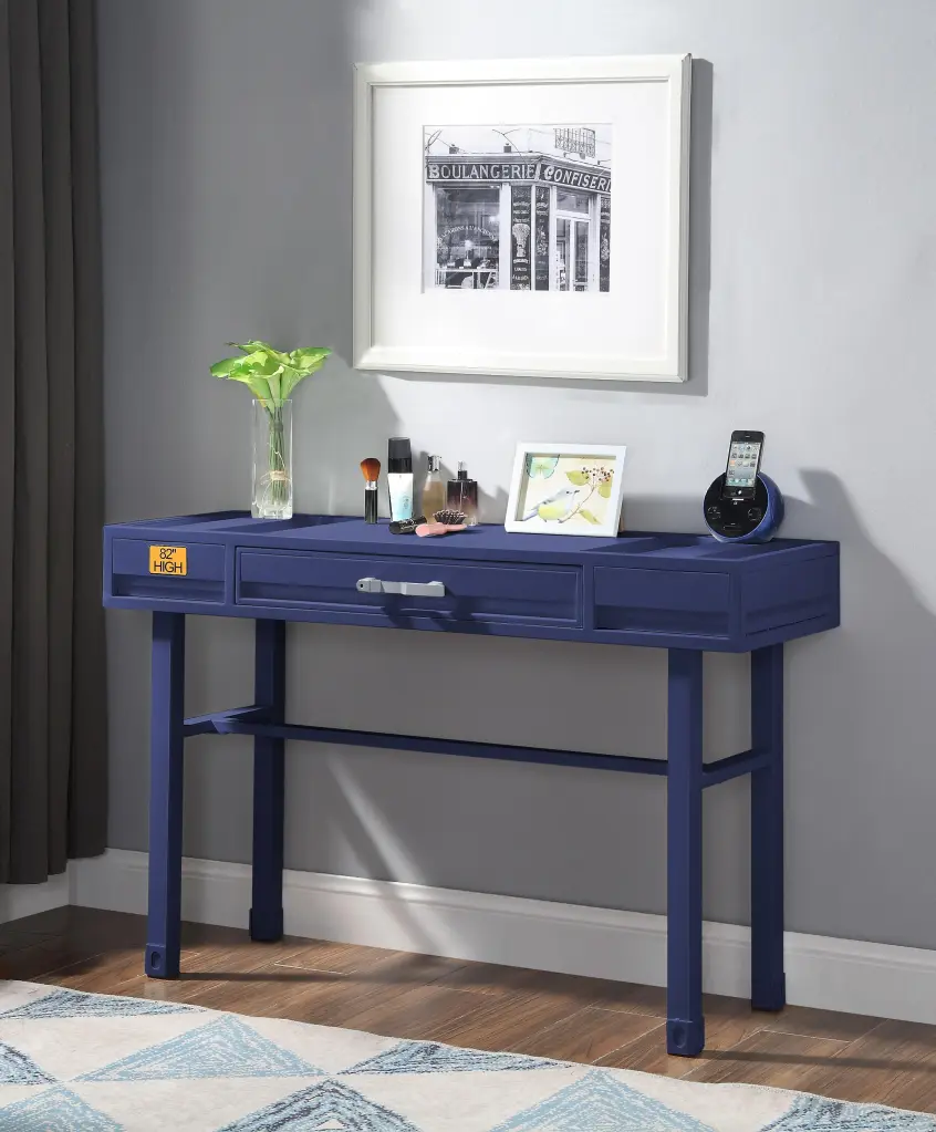 Cargo Blue Vanity Desk Mirror Makeup and Dressing Table