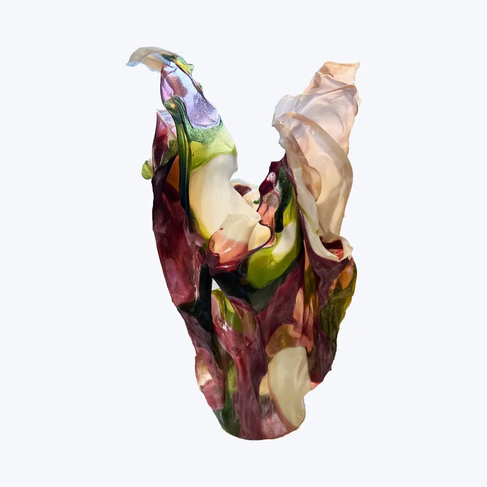 Acrylic Gemstone Tropical Storm Bioplastic Vessel