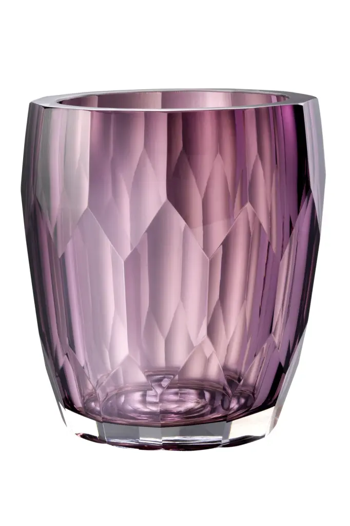 Eichholtz Marquis Purple Vase Elegant Home Decor Centerpiece